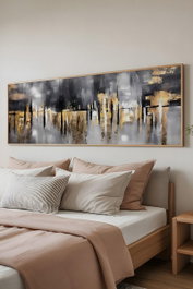 Wallity Pintura Decorativa Enmarcada Multicolor 50 x 120 cm